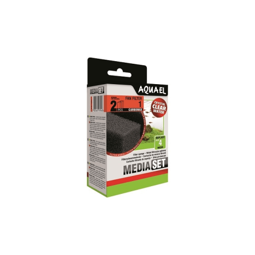 Aquael MEDIA SET CARBOMAX FANFILTER 1 вкладыш губка