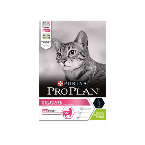 Pro Plan DELICATE с ягненком 400 гр.